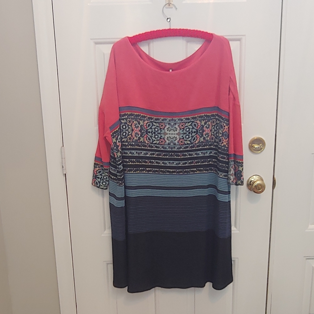 Free People 3/4 sleeve women's large dress
